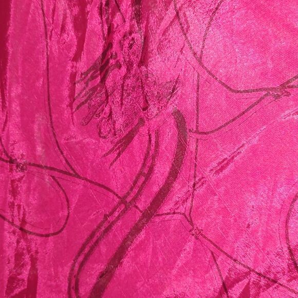 Wevez Sari wrap reversible silk skirt saddle print Sz XL ( One size fits ) - Picture 4 of 9